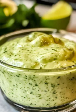 Creamy Garlic Lime Cilantro Sauce