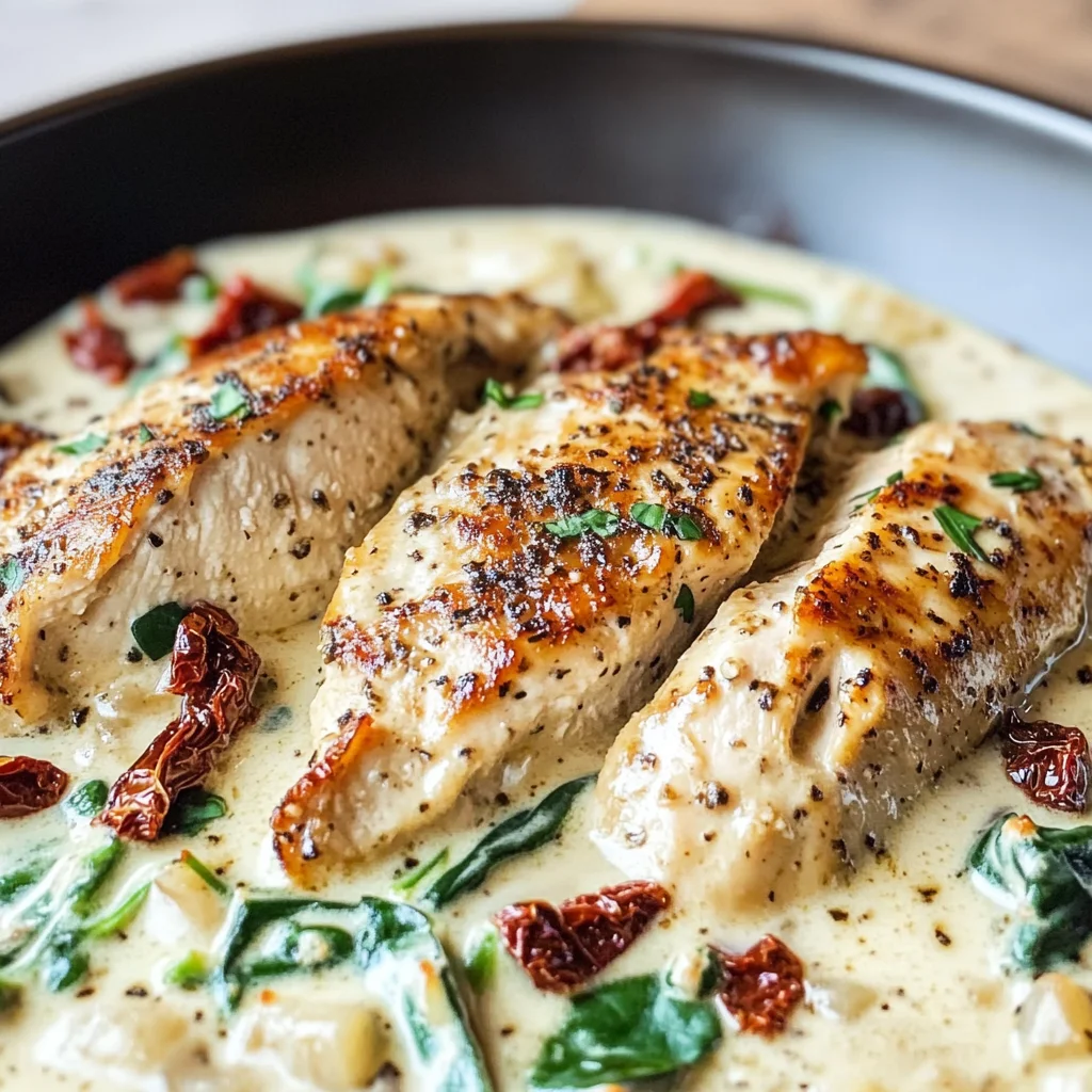 Creamy Keto Tuscan Chicken