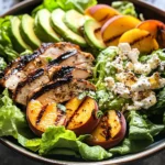 Grilled Chicken and Peach Salad