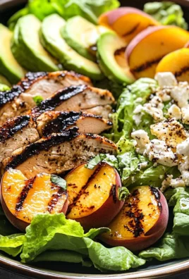 Grilled Chicken and Peach Salad