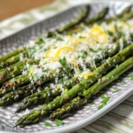 Grilled Lemon Parmesan Asparagus