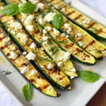 Grilled Zucchini with Feta