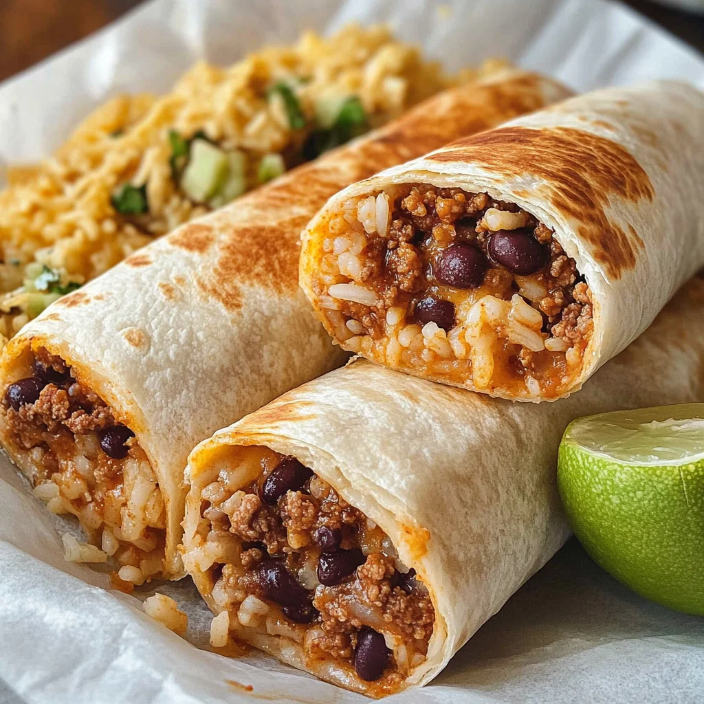 Ground Beef Burritos