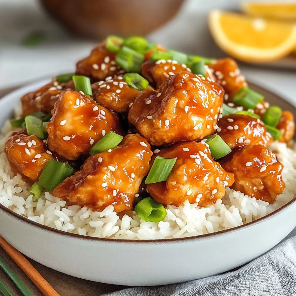 Healthy Orange Chicken