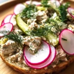 Healthy Tuna Salad with Fresh Dill High Protein Lunch