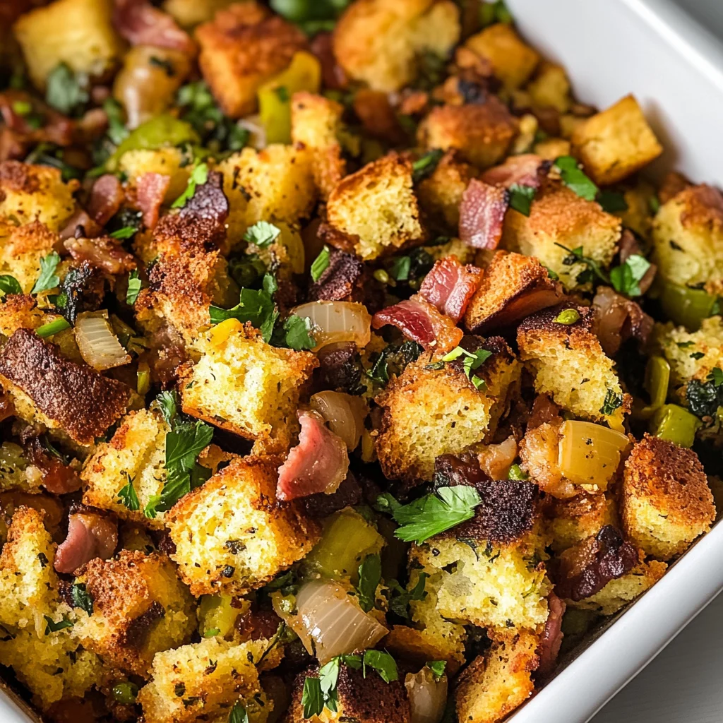 Keto Cornbread Stuffing