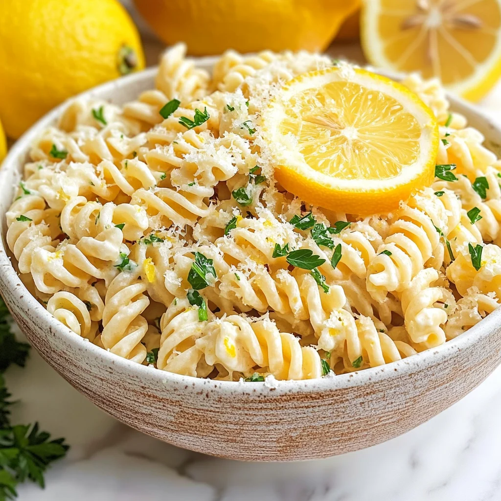 Lemon Parmesan Pasta Salad