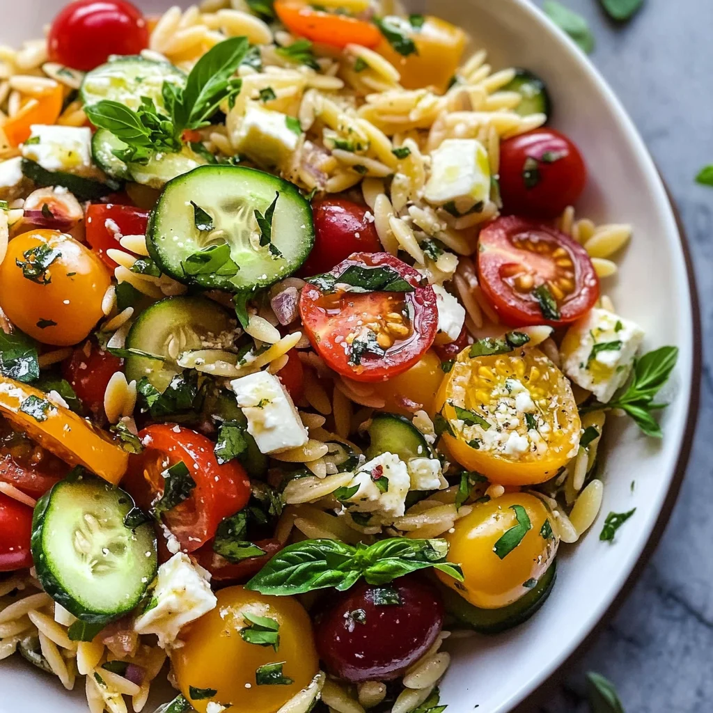 Mediterranean Orzo Salad
