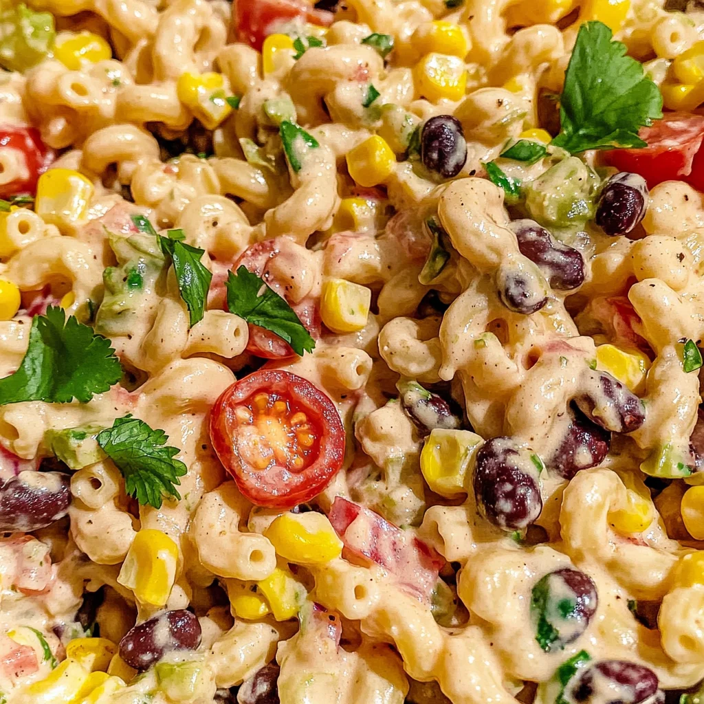 Mexican Macaroni Salad Recipe