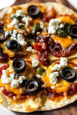 Mini Flour Tortilla Pizzas