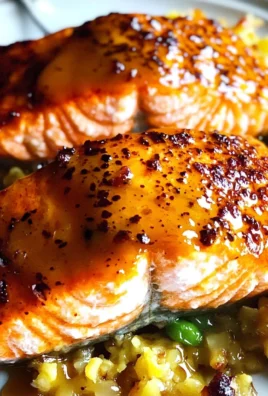 Oven Glazed Dijon Mustard & Maple Syrup Salmon