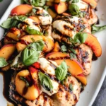 Peach Caprese Grilled Chicken