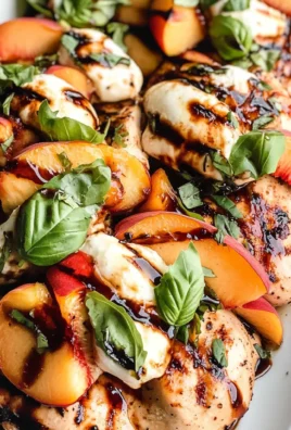 Peach Caprese Grilled Chicken