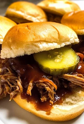 Slow Cooker Dr. Pepper Barbecue Pulled beef Sliders