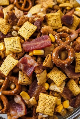 Smoky Bourbon Turkey Bacon Chex Mix
