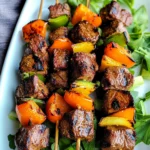 Steak Kabobs with Lemon Curry Marinade