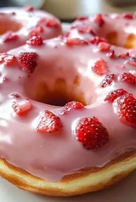 Strawberry Cake Donuts