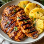 Tasty Grilled Brown Sugar Pineapple Chicken - theamazingfood