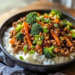Tasty Ground Turkey and Rice Bowls - loudasrecipes