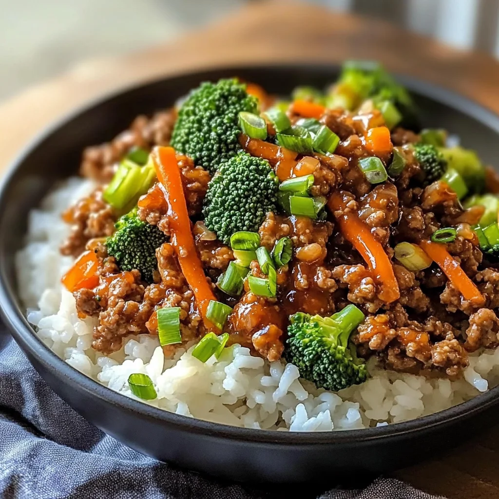 Tasty Ground Turkey and Rice Bowls - loudasrecipes
