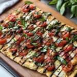 The Best Bruschetta Flatbread Pizza