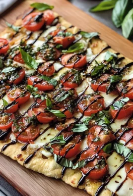 The Best Bruschetta Flatbread Pizza