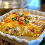 Three Cheese Italian Breakfast Casserole