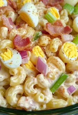 Turkey Bacon And Egg Pasta Salad