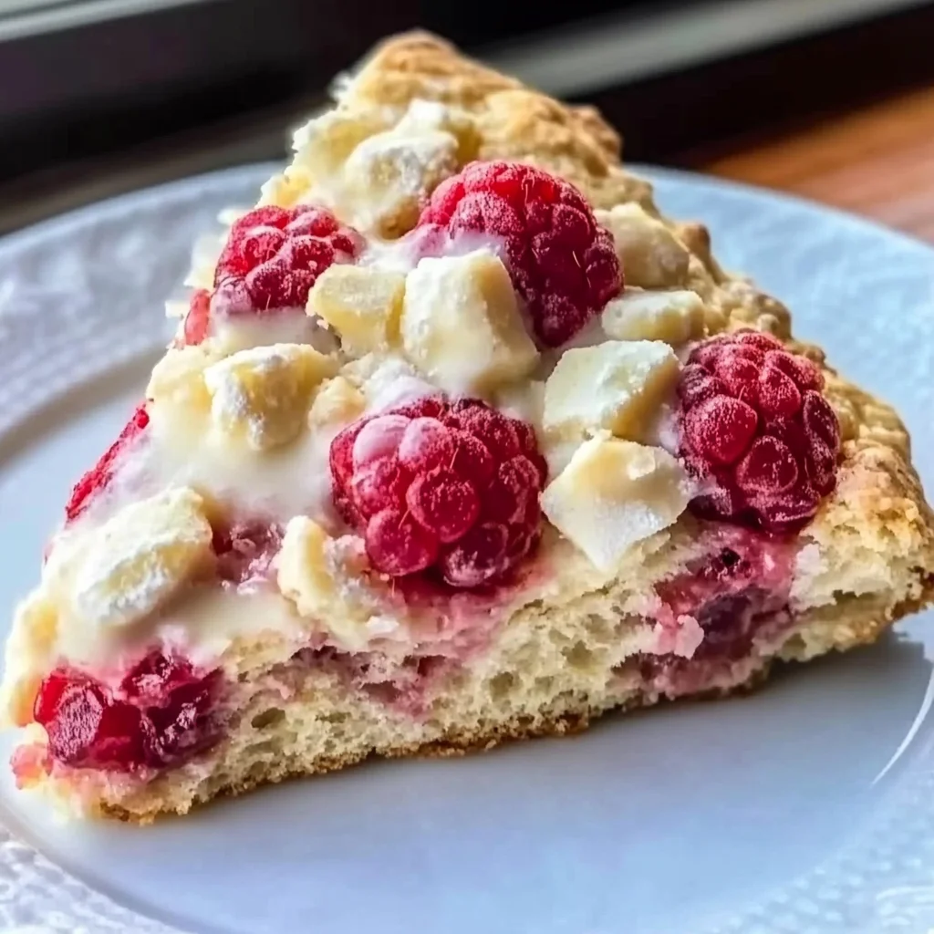 White Chocolate Raspberry Scones