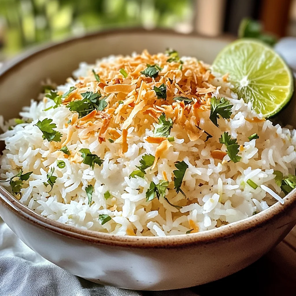 Zesty Lime & Coconut Rice Recipe