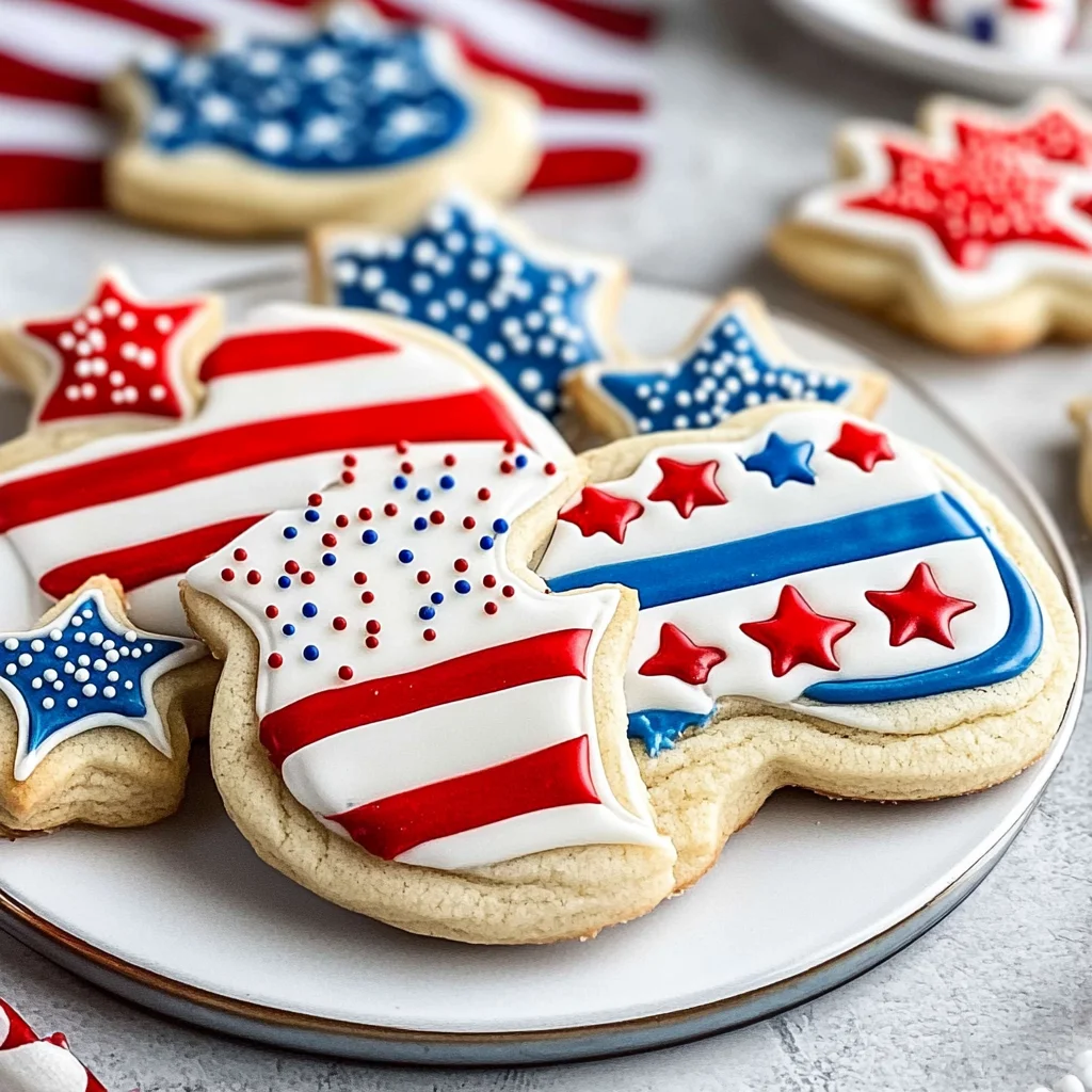 4th of July Sugar Cookies