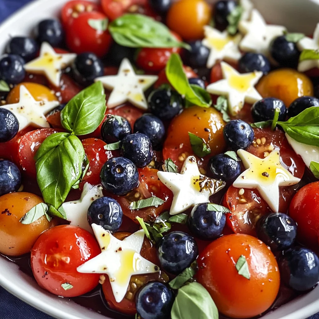 Blueberry Tomato Caprese